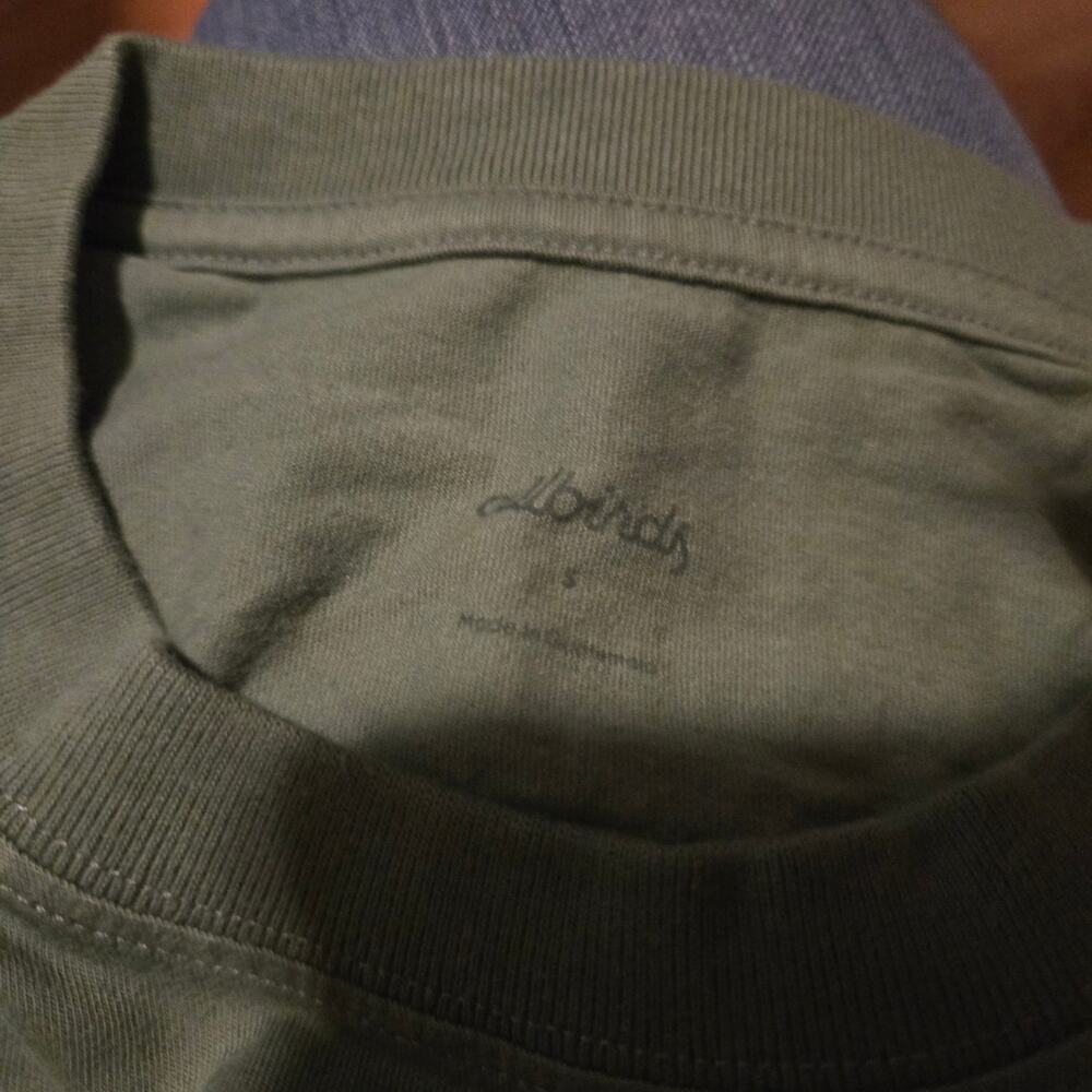 Allbirds Cotton Long Sleeve Tee Hazy Cargo Small - Picture 5 of 5